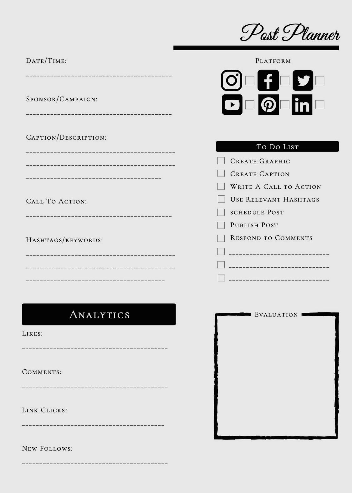 Social Media Tracker