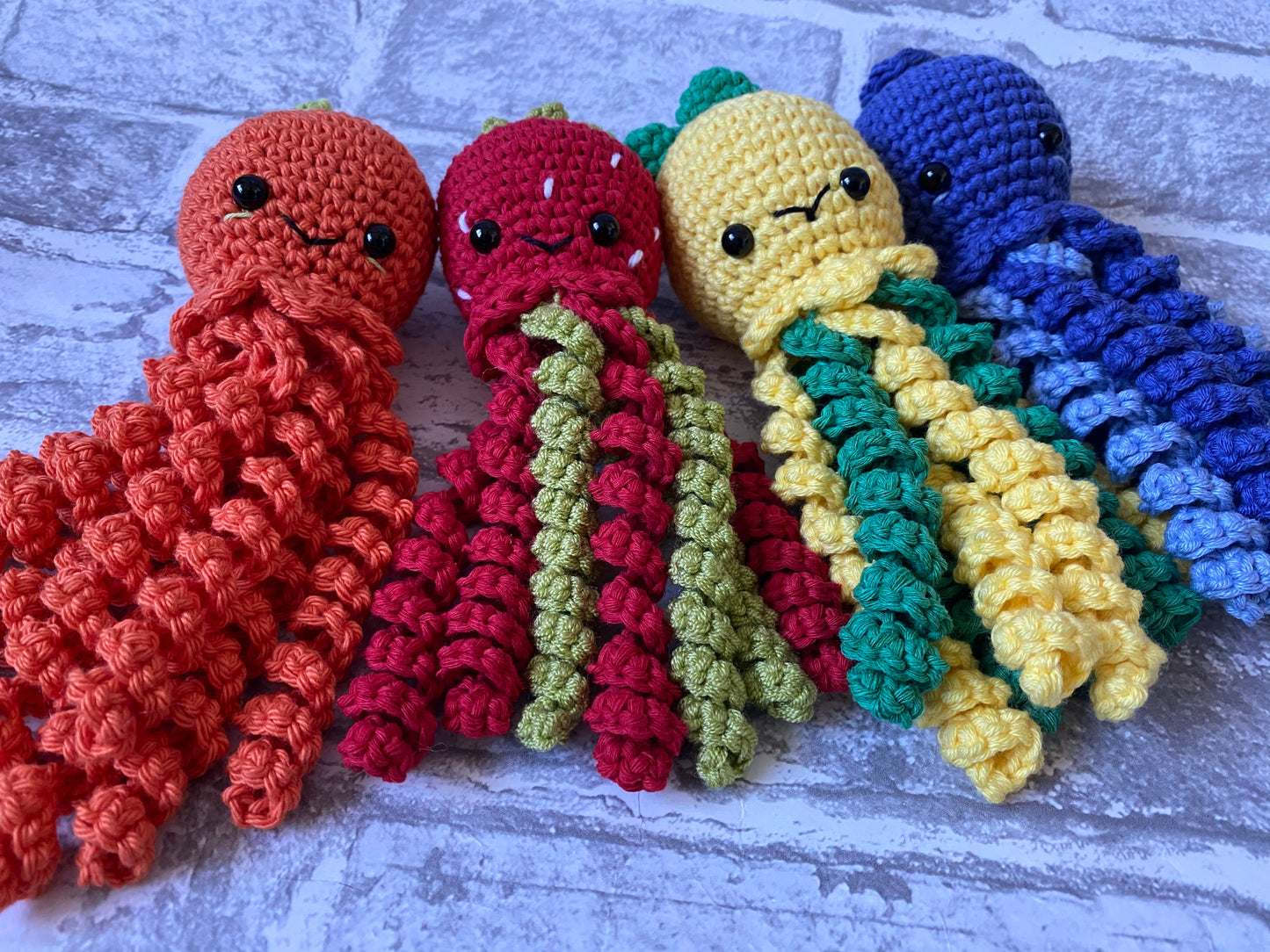 CROCHET PATTERN: Fruity Jellyfish