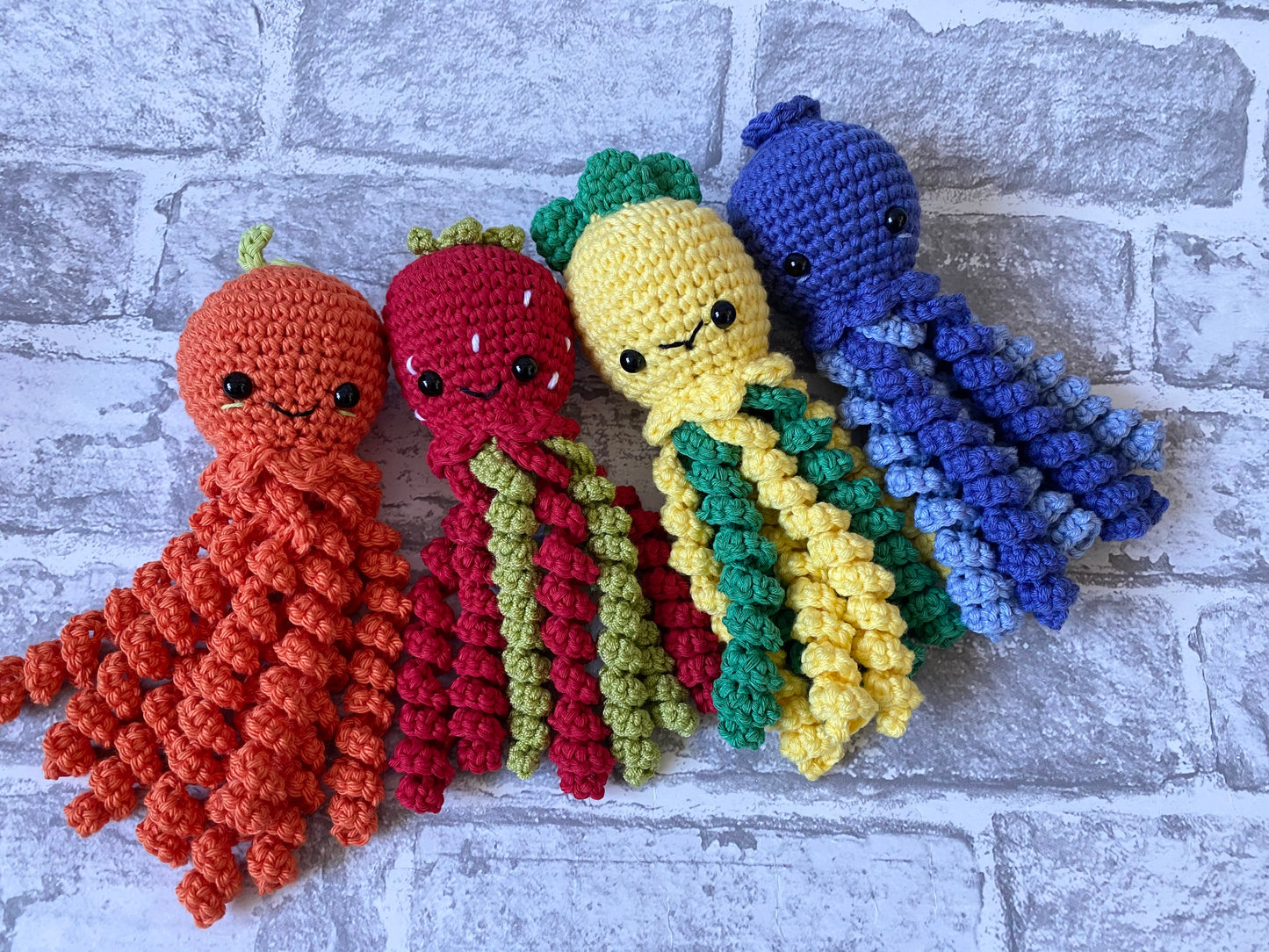 CROCHET PATTERN: Fruity Jellyfish